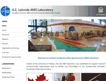 Tablet Screenshot of careg.uottawa.ca