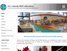 Tablet Screenshot of biomedical.uottawa.ca