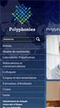 Mobile Screenshot of polyphonies.uottawa.ca