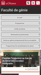 Mobile Screenshot of genie.uottawa.ca