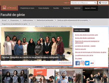 Tablet Screenshot of genie.uottawa.ca