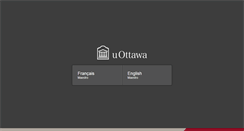 Desktop Screenshot of maestro.uottawa.ca