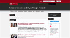 Desktop Screenshot of droittech.uottawa.ca