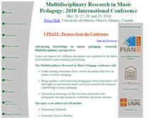 Tablet Screenshot of musicpedagogyconference.uottawa.ca