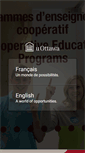 Mobile Screenshot of coop.uottawa.ca
