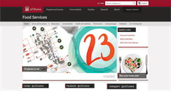Desktop Screenshot of foodservices.uottawa.ca