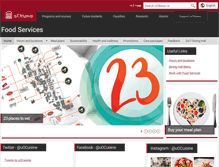 Tablet Screenshot of foodservices.uottawa.ca