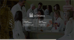 Desktop Screenshot of med.uottawa.ca