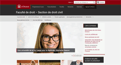 Desktop Screenshot of droitcivil.uottawa.ca