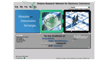 Tablet Screenshot of ornec-ict.uottawa.ca