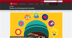Desktop Screenshot of durable.uottawa.ca